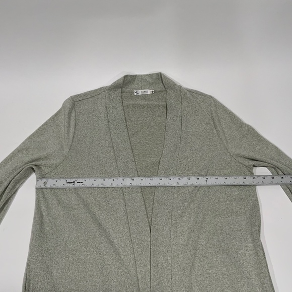 Carve Designs Sz XL Cozy Soft Open Front Cardigan Topper Pale Green Heather - Picture 10 of 11